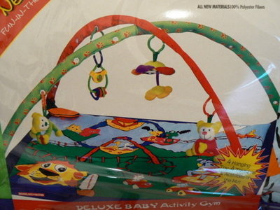 Deluxe baby activity gym 